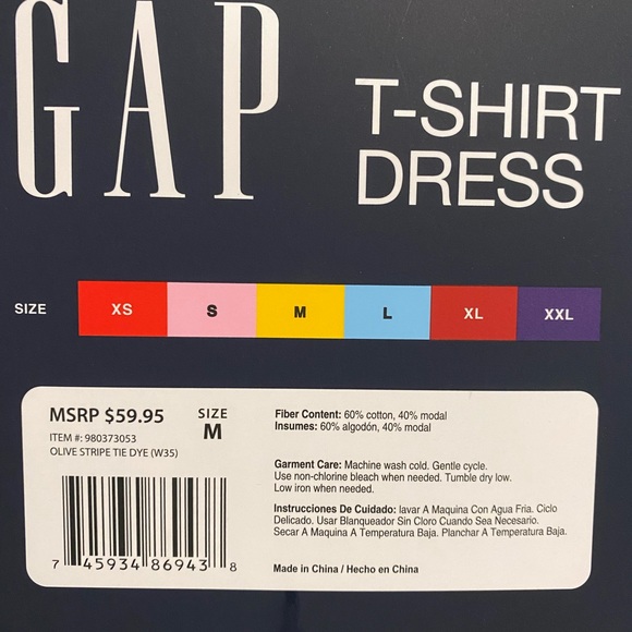 Gap T-Shirt dress BN Med - Picture 5 of 7